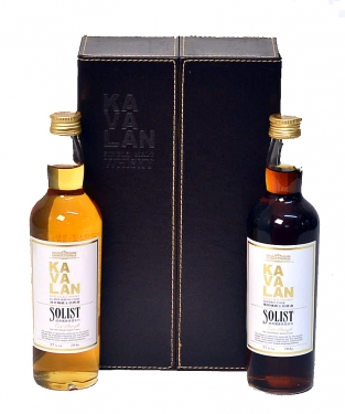 Kavalan Solist Ex Bourbon 20 cl Sherry Oak 20 cl 57°